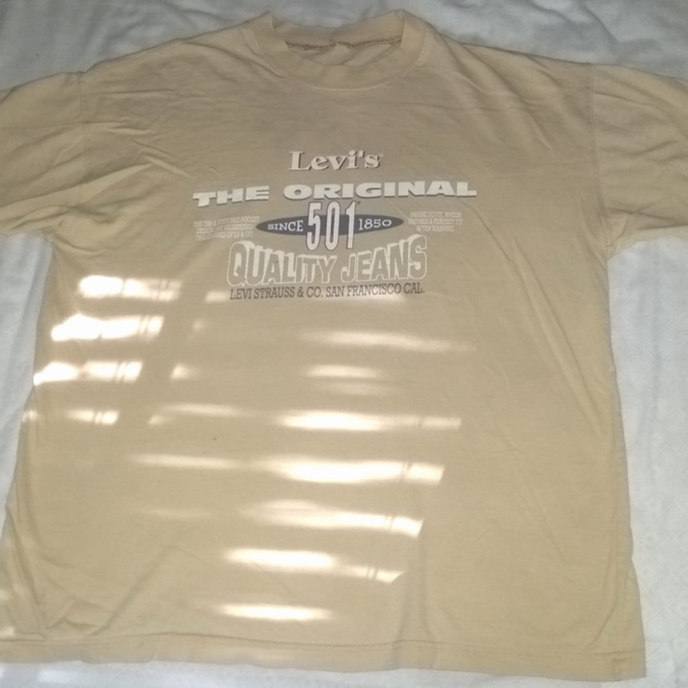 Vtg Levi's The Original 501 t-shirt Short sleeve M